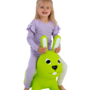 Žaislinis zuikis šokinėjimui My first Jumpy žalias